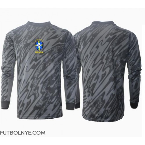 Camiseta Brasil Portero Visitante Equipación Copa America 2024 manga larga